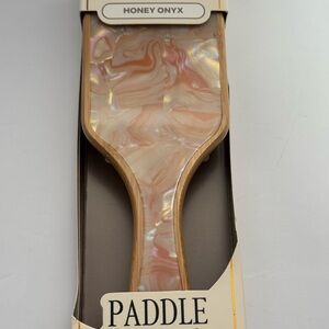 Honey Onyx Paddle Hair Brush Bamboo